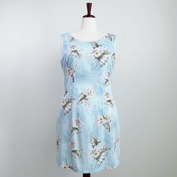 Vintage Aloha Republic Made In Hawaii Tropical Floral Sleeveless Dress - Picture 1 of 8